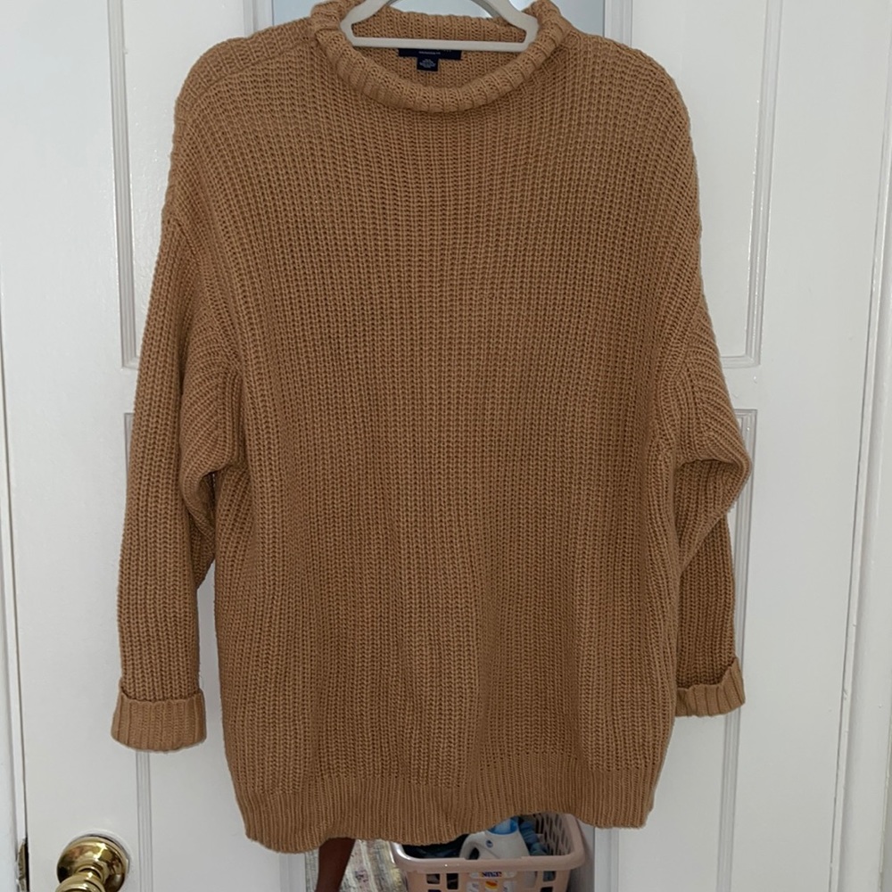 Oversized beige/brown sweater, American Eagle